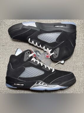Size 12 - Air Jordan 5 Retro OG Black Metallic Reimagined
